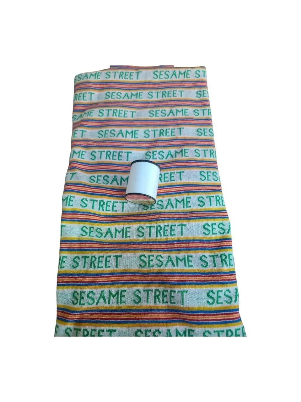 Sesame Street DIY Fabric 60x40 White Green